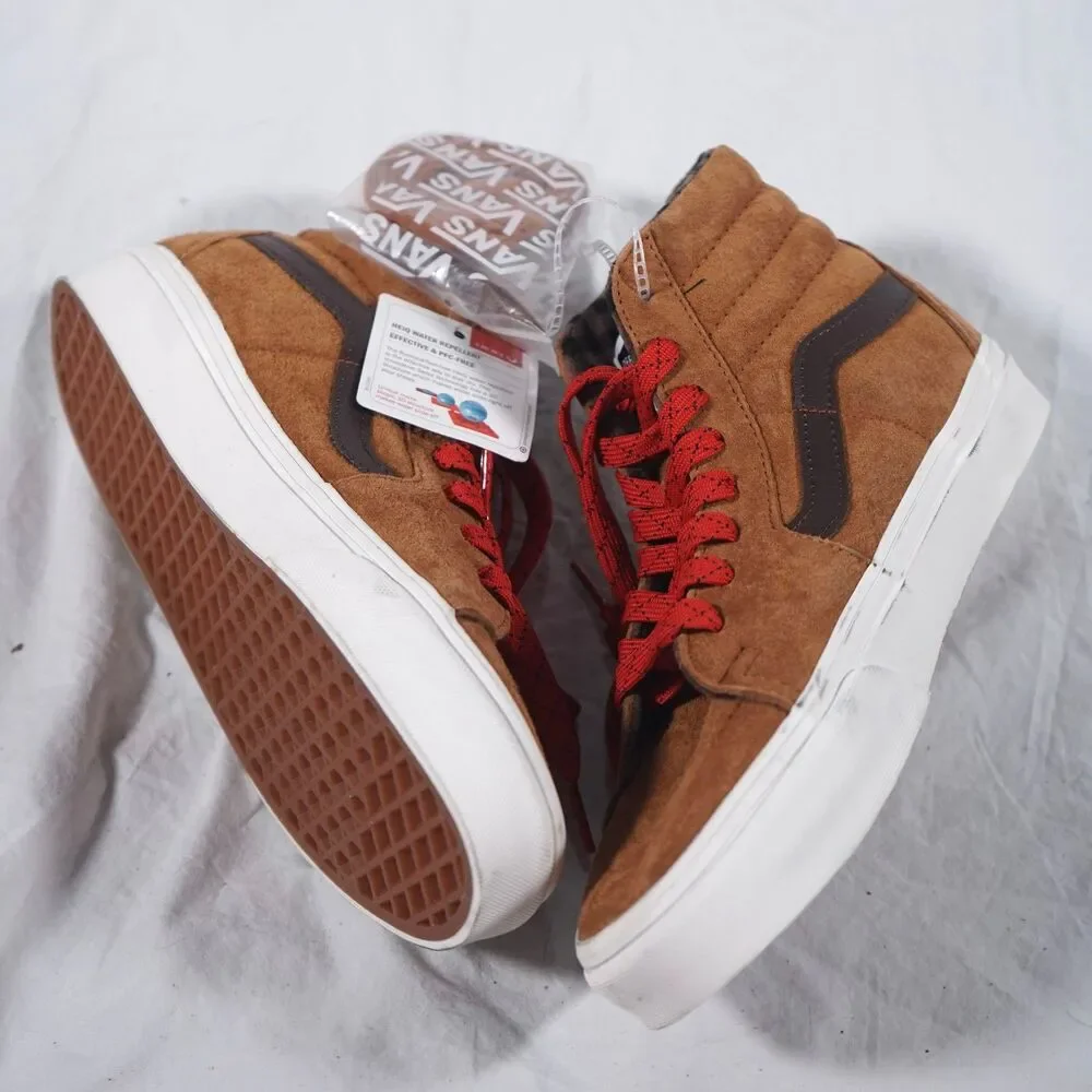 Vans Sk8 Hi HEIQ Suede Brown Men's 7 NWT